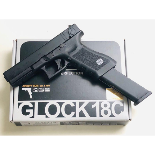 Pistola Glock 18c Green Gas / Airsoft 6mm - hiking outdoor Chile